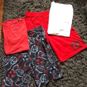 2 pairs of PJ shorts & Tees